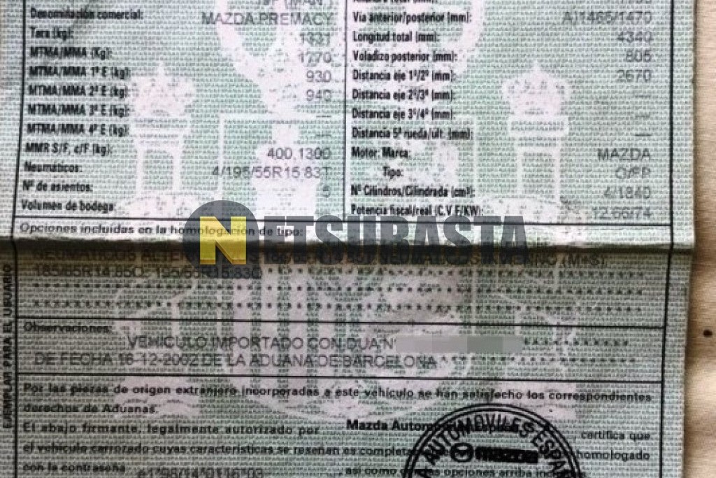 Mazda Premacy 1.8 16V 2003