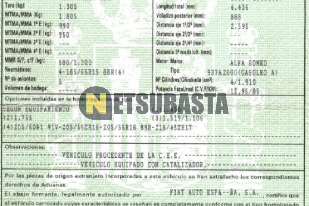 Alfa Romeo 156 1.9 JTD 2004