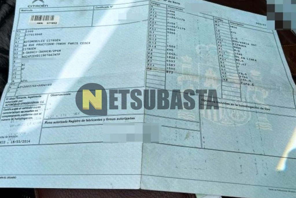 Citroën Grand C4 Picasso 1.6 e-HDi ETG6 2014