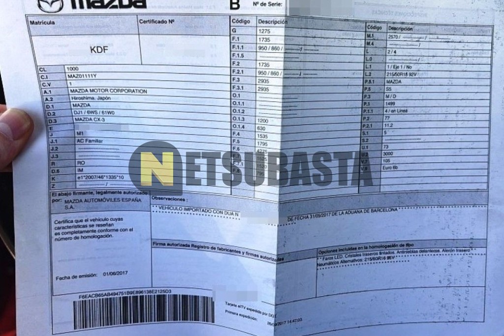 Mazda CX-3 1.5 Diesel 2017