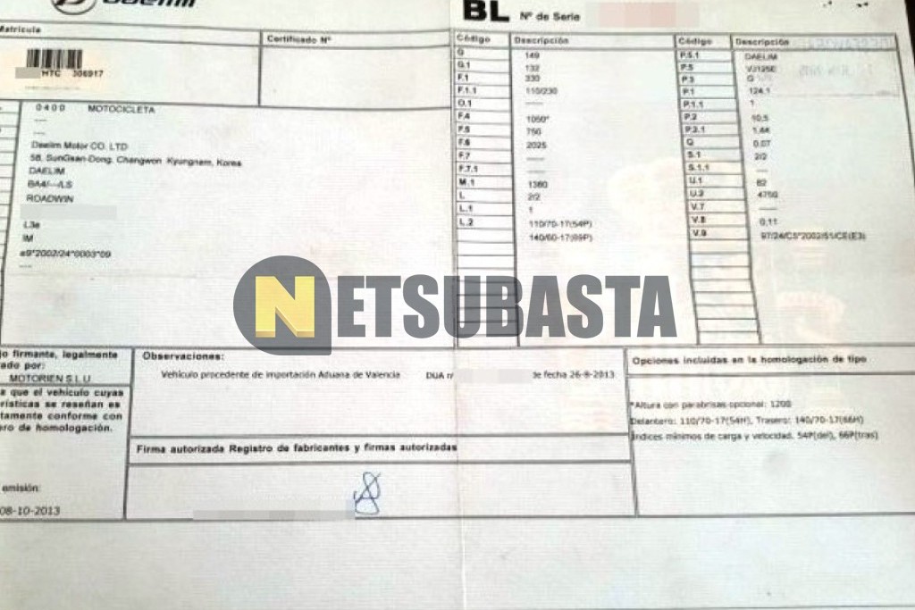 Daelim Roadwin 125 2013