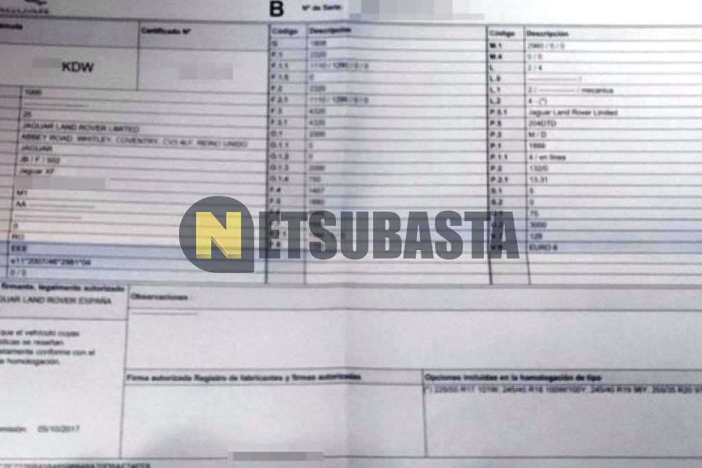 Jaguar XF 2.0 Diesel Auto 2017