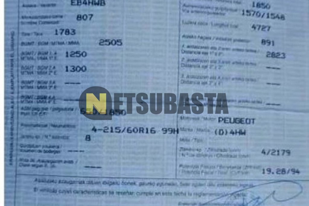 Peugeot 807 2.2 HDi 2002