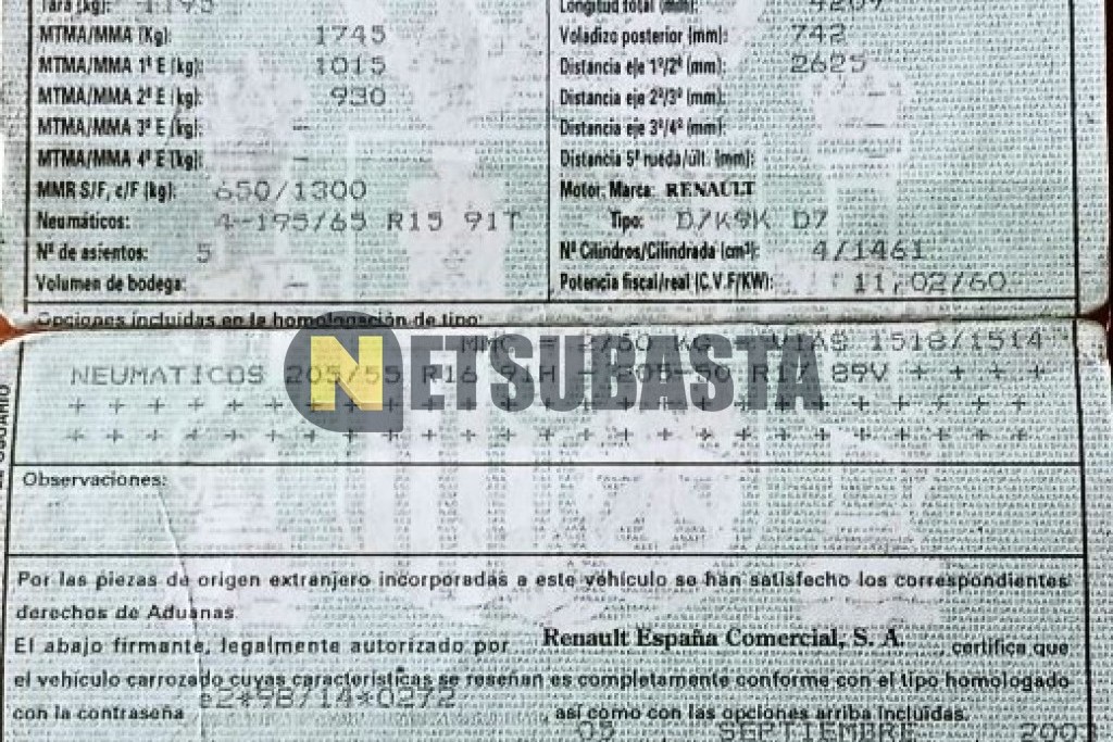 Renault Megane 1.5 dCi 2003