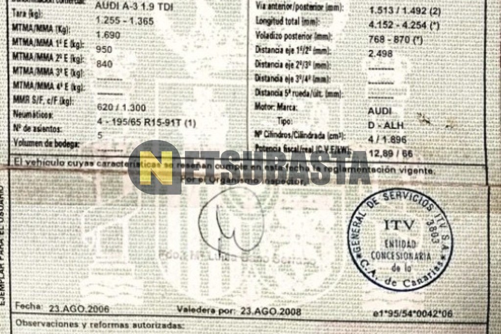 Audi A3 1.9 TDI 1998