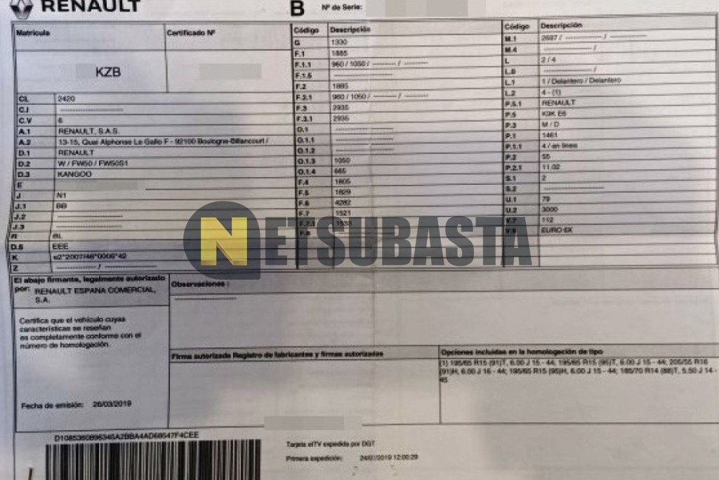 Renault Kangoo 1.5 dCi 2019