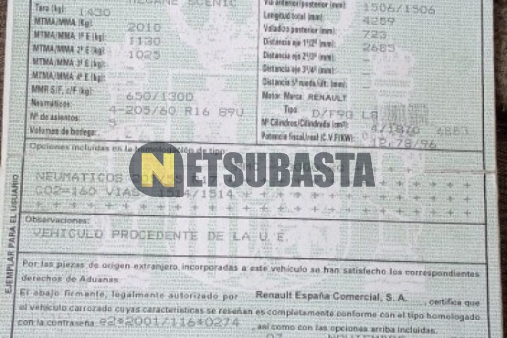 Renault Scenic 1.9 dCi 2008