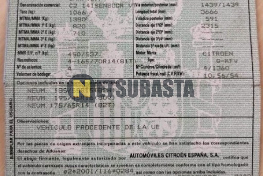 Citroën C2 1.4i SensoDrive 2003