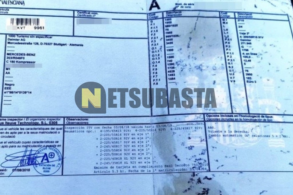 Mercedes-Benz C 180 K Aut. 2004