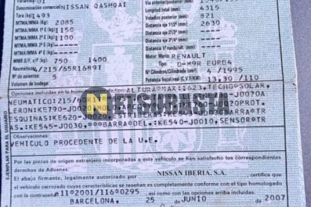 Nissan Qasqhai 4x4 2.0dCi 2007