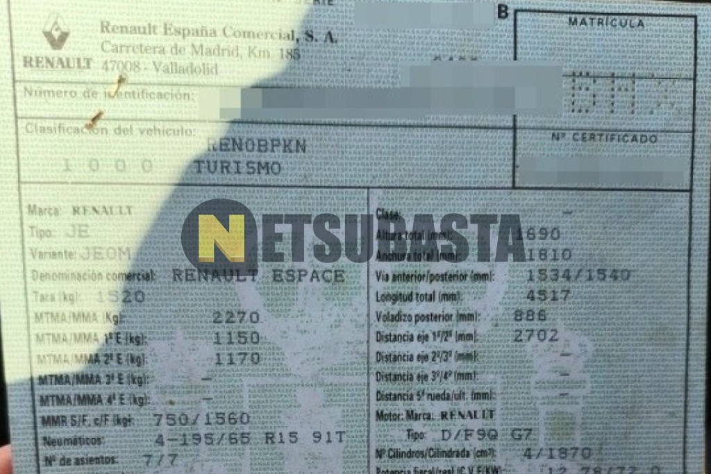 Renault Espace 1.9 dTi 2001