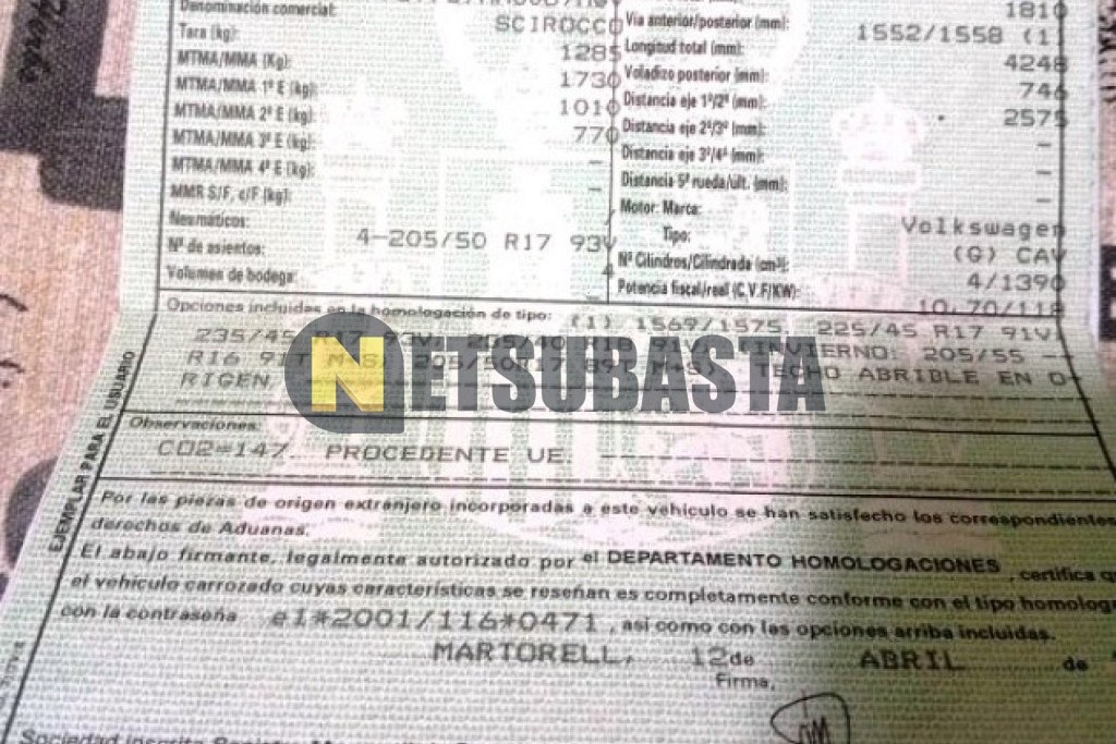 Volkswagen Scirocco 1.4 TSI DSG 7 vel. 2010