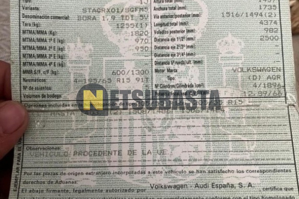 Volkswagen Bora 1.9 TDI 2000