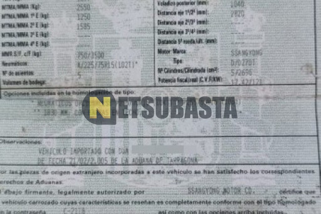 SsangYong Rexton 2.7Xdi 2005