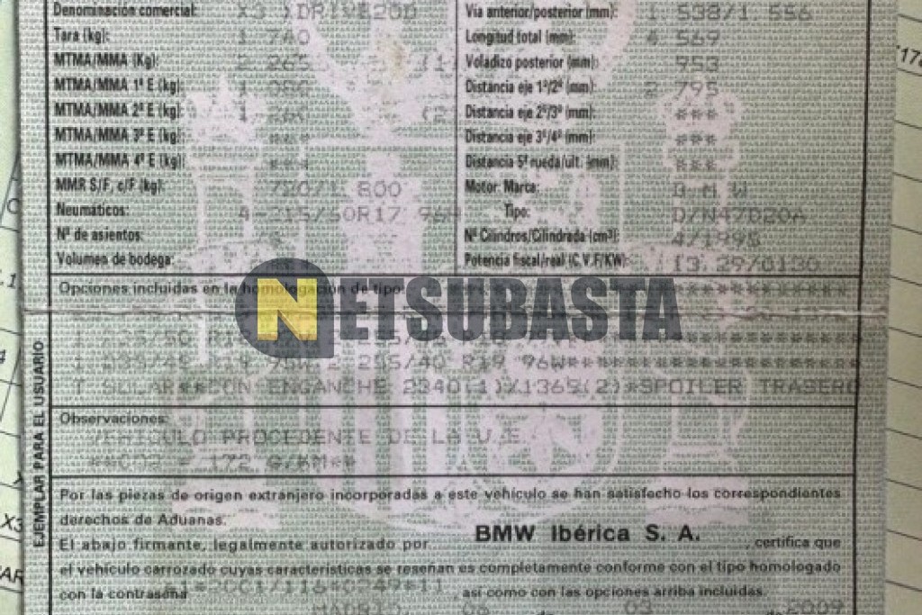 Bmw X3 xDrive20d Aut. 2009