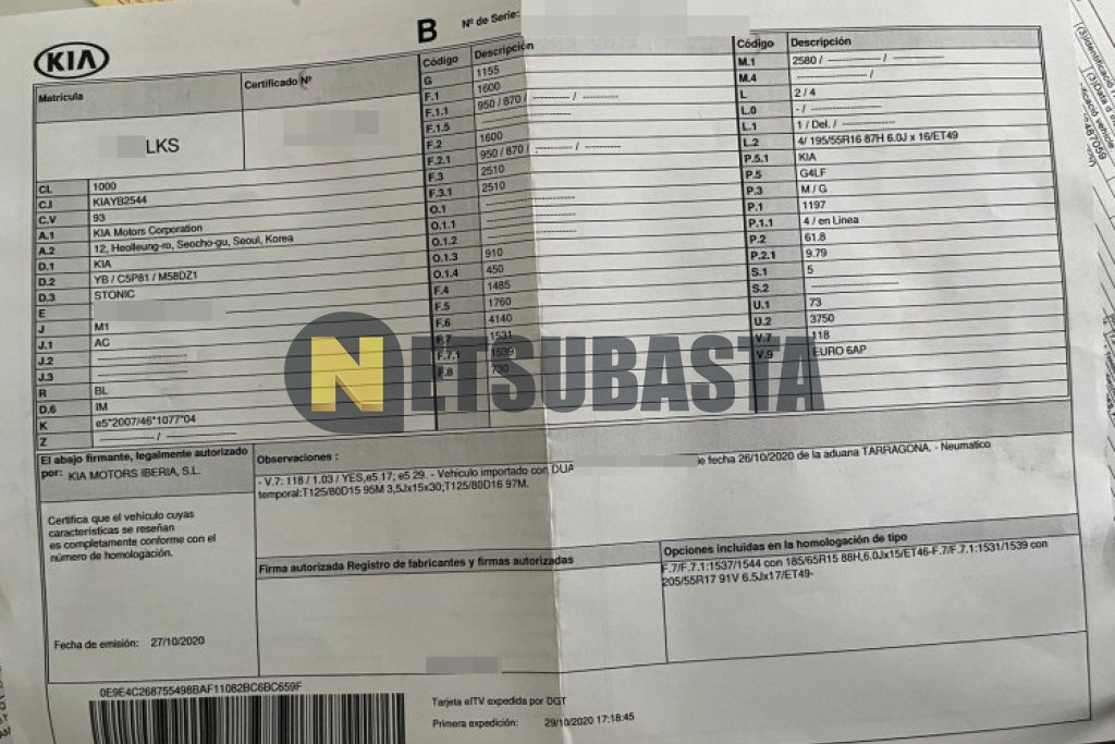 Kia Stonic 1.2 CVVT 2020