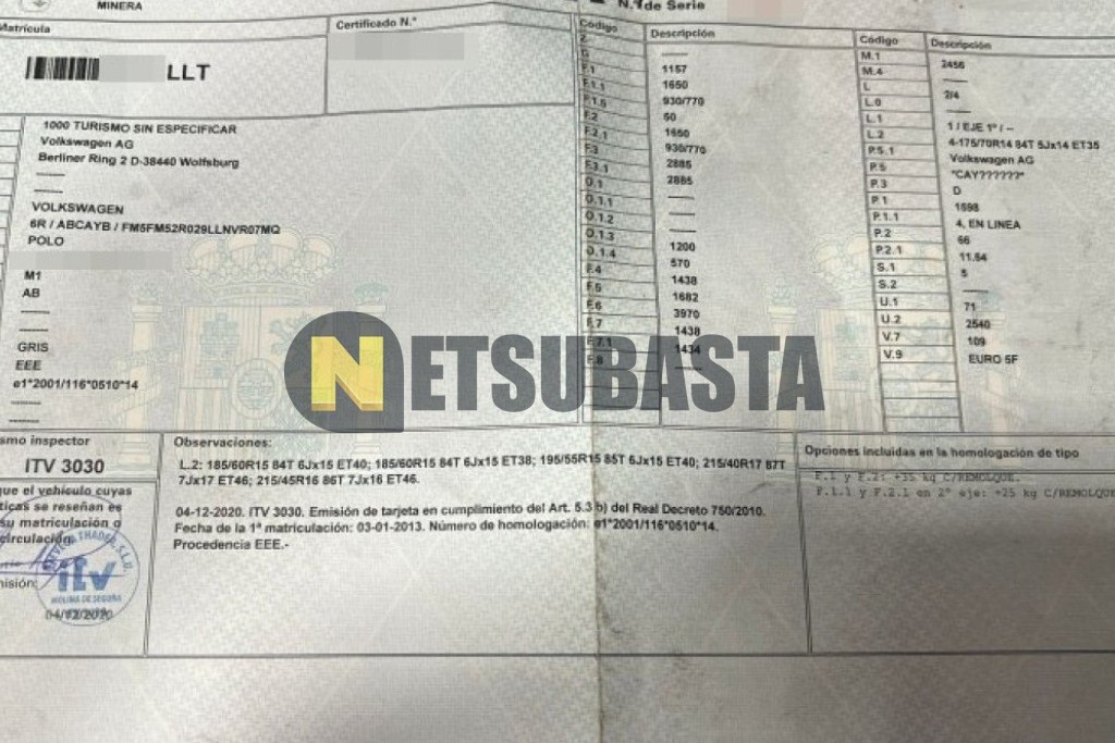 Volkswagen Polo 1.6 TDI 2013