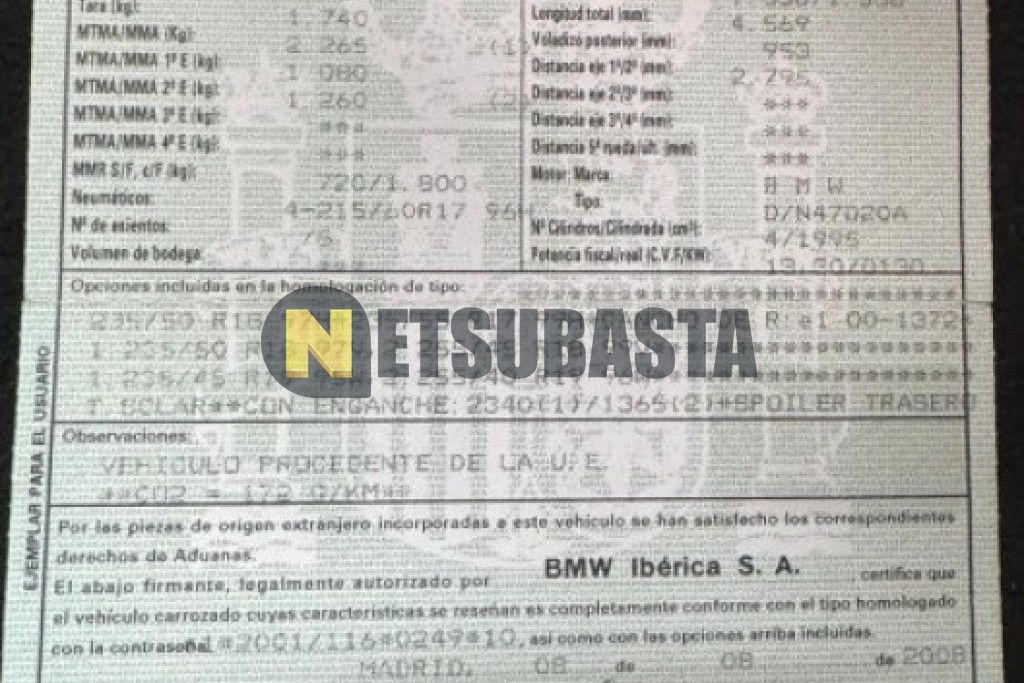 Bmw X3 xDrive20d 2009