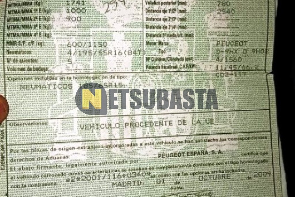 Peugeot 207 SW 1.6 HDI 2009