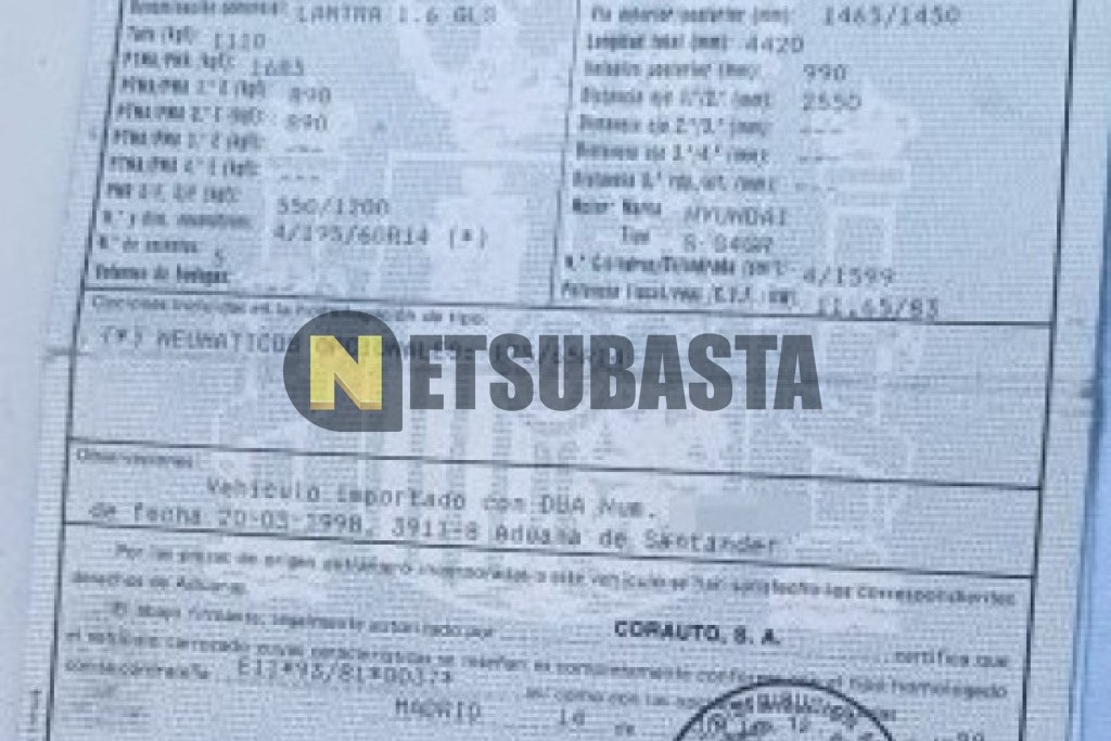 Hyundai Lantra 1.6 1998