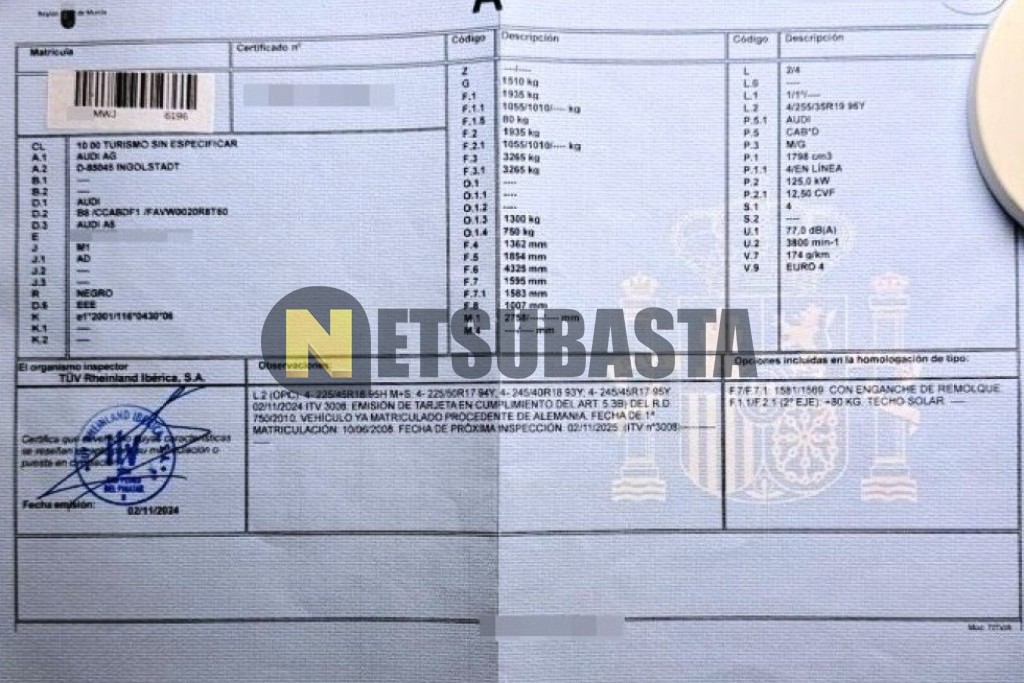 Audi A5 Cabrio 1.8 TFSI multitronic 2008