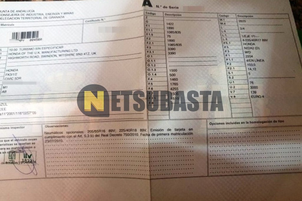 Honda Civic 2.2 i-CTDi 2010