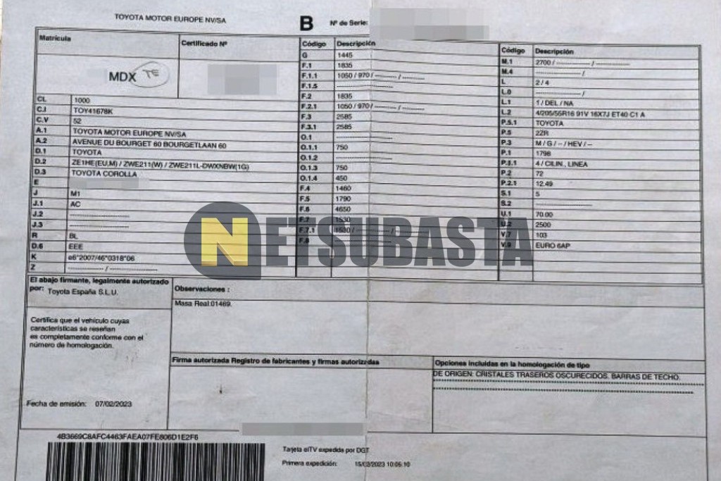 Toyota Corolla Touring Sports 125H GLP 2023