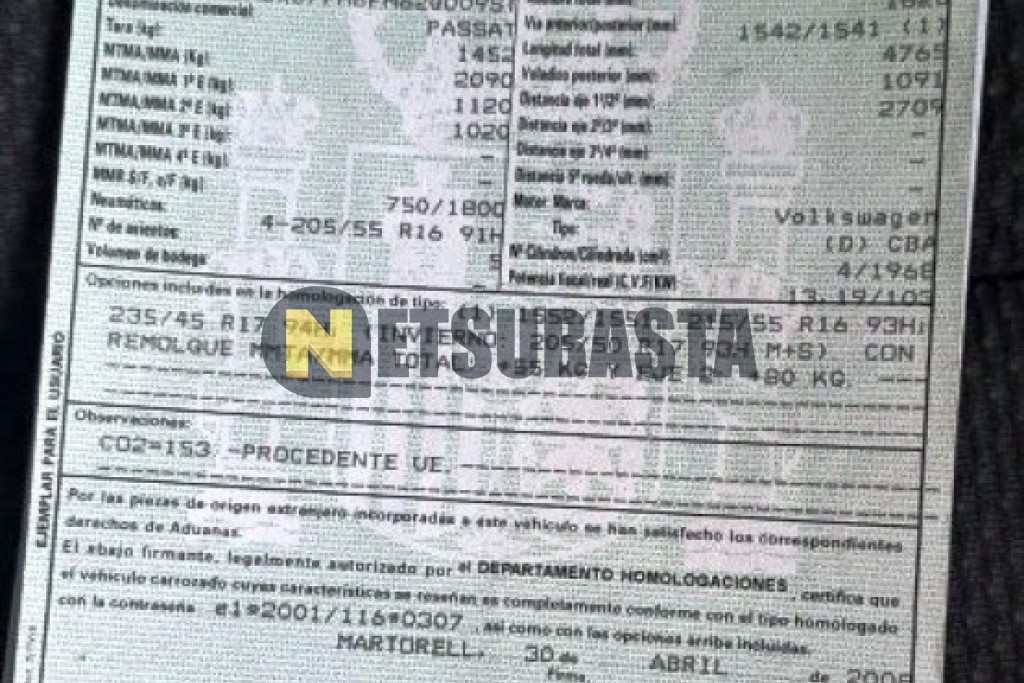 Volkswagen Passat 2.0 TDI 2008