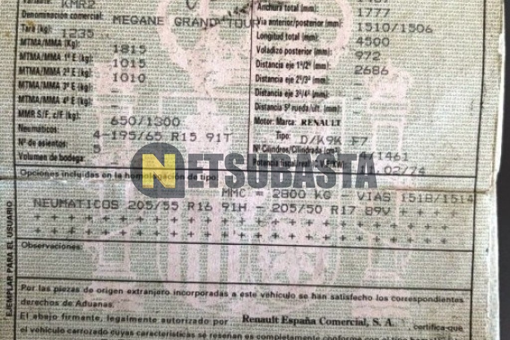 Renault Megane Grand Tour 1.5 dCi 2005
