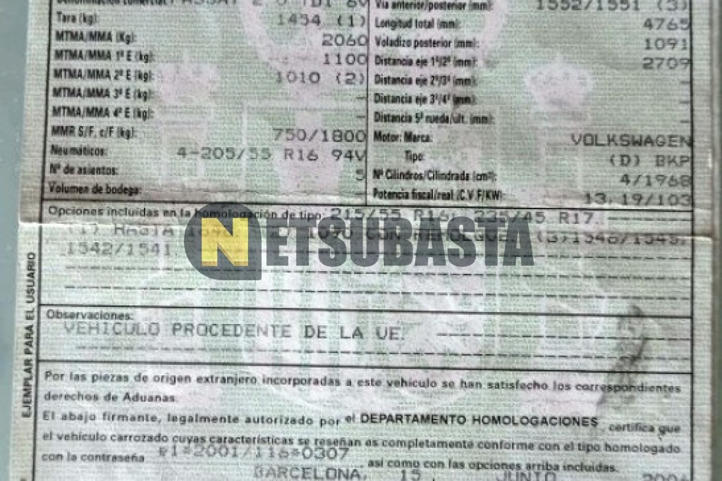 Volkswagen Passat 2.0 TDI 2006