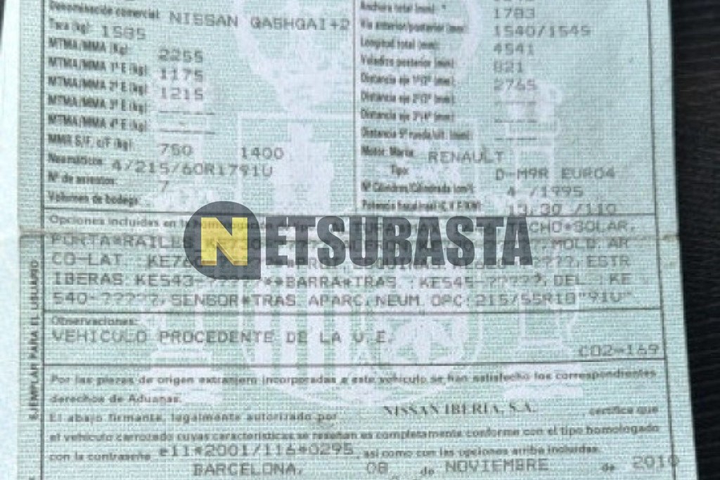 Nissan Qashqai+2 2.0 dCi 2010