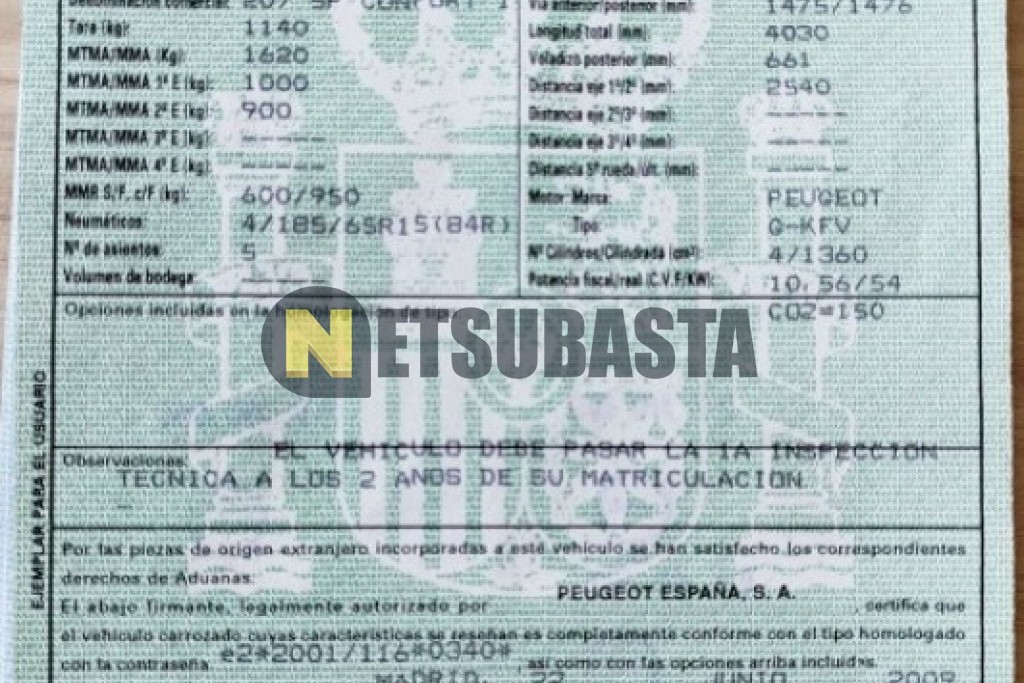 Peugeot 207 1.4 2009