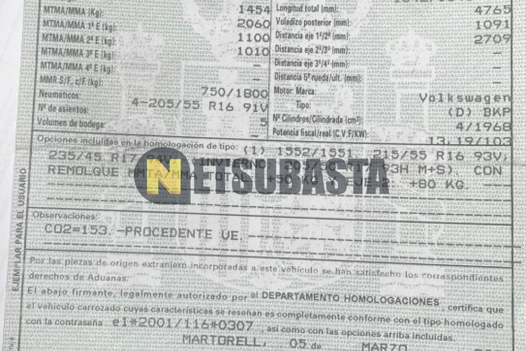 Volkswagen Passat 2.0 TDI 2008