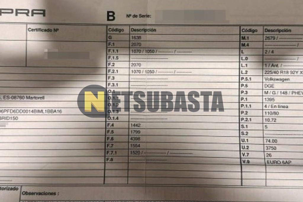 Cupra León 1.4 e-Hybrid DSG 2024