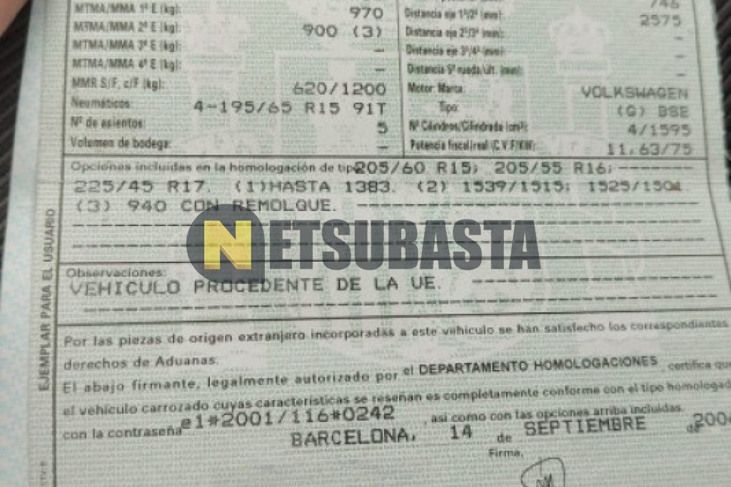 Volkswagen Golf 1.6 2006