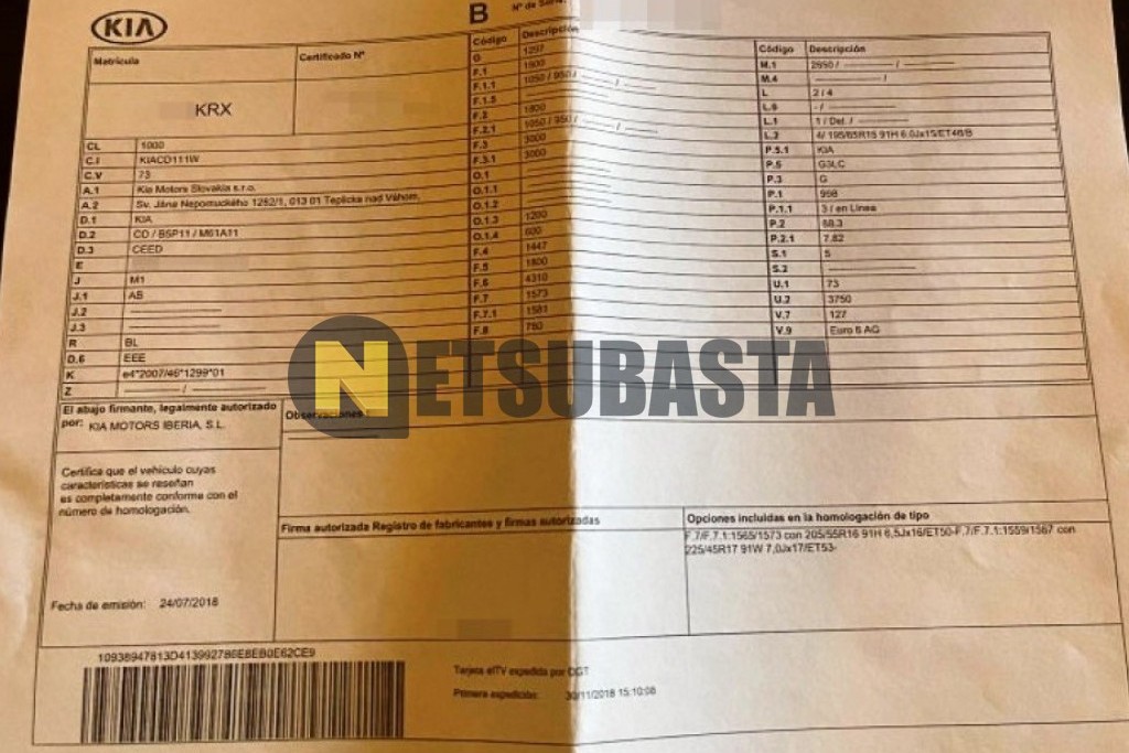Kia Ceed 1.0 T-GDI 2018