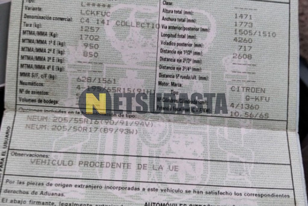 Citroën C4 1.4i 16v 2006