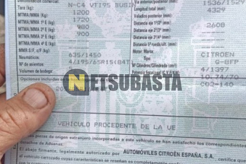 Citroën C4 1.4 VTi 2012