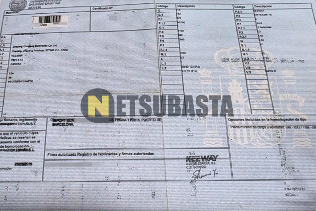 Keeway Zahara 125 2015