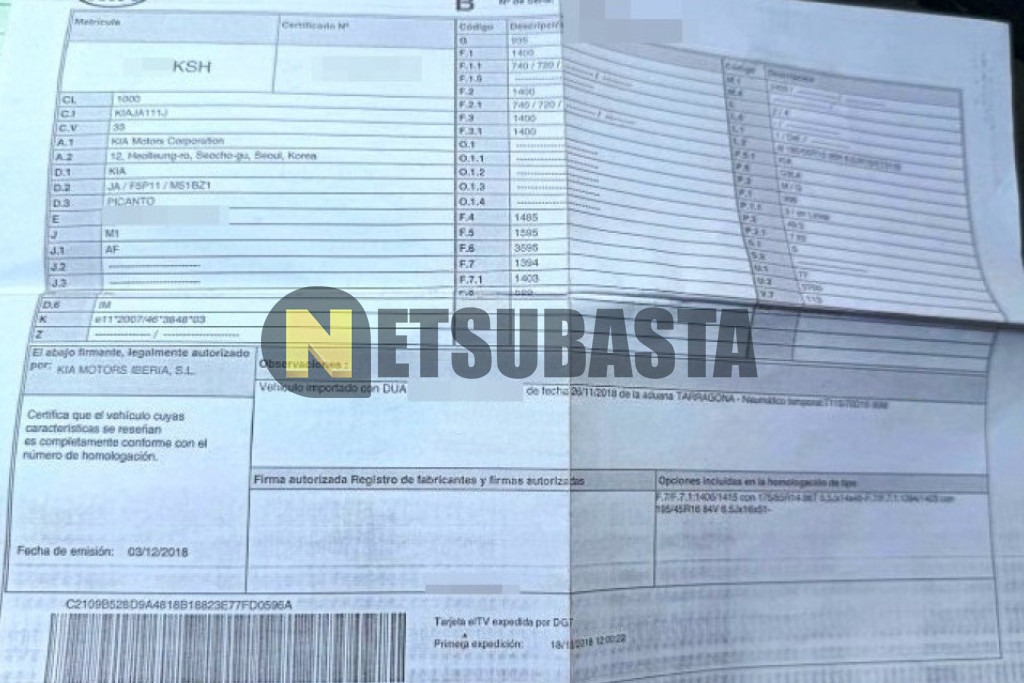Kia Picanto 1.0 CVVT 2018