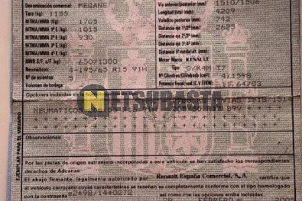 Renault Megane 1.6 16V 2005