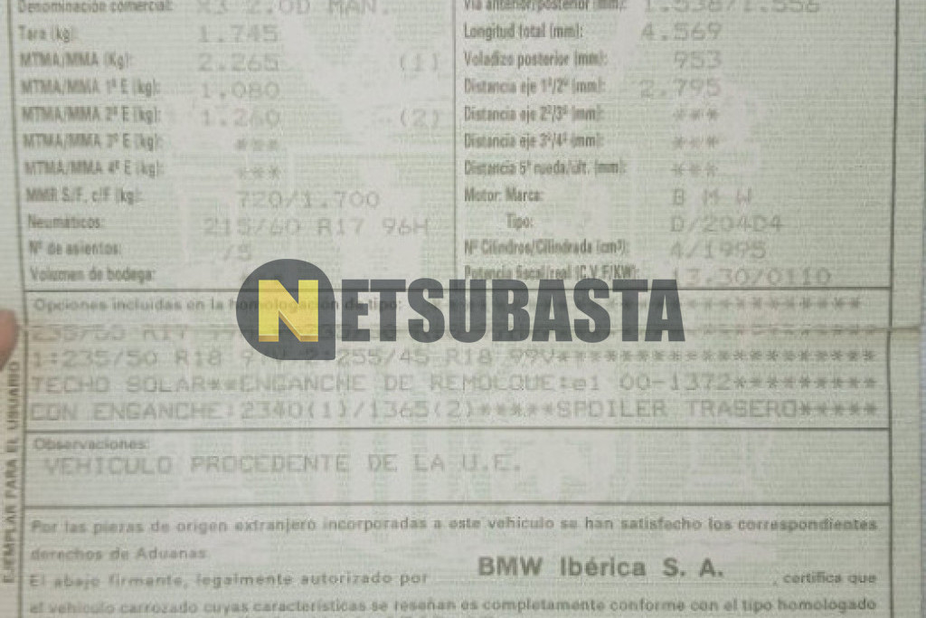 Bmw X3 2.0d 2007