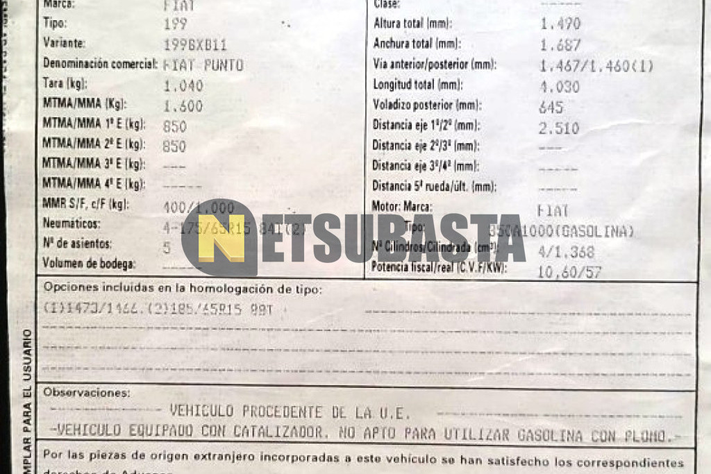 Fiat Grande Punto 1.4 Dualogic 2007