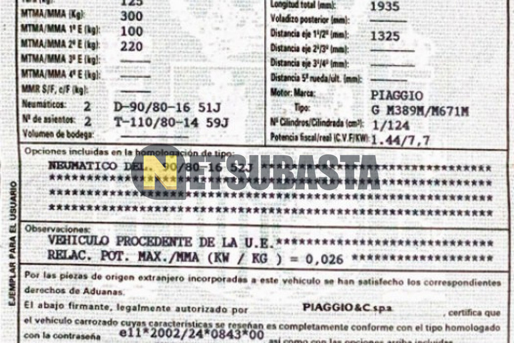 Piaggio Liberty 125 2010