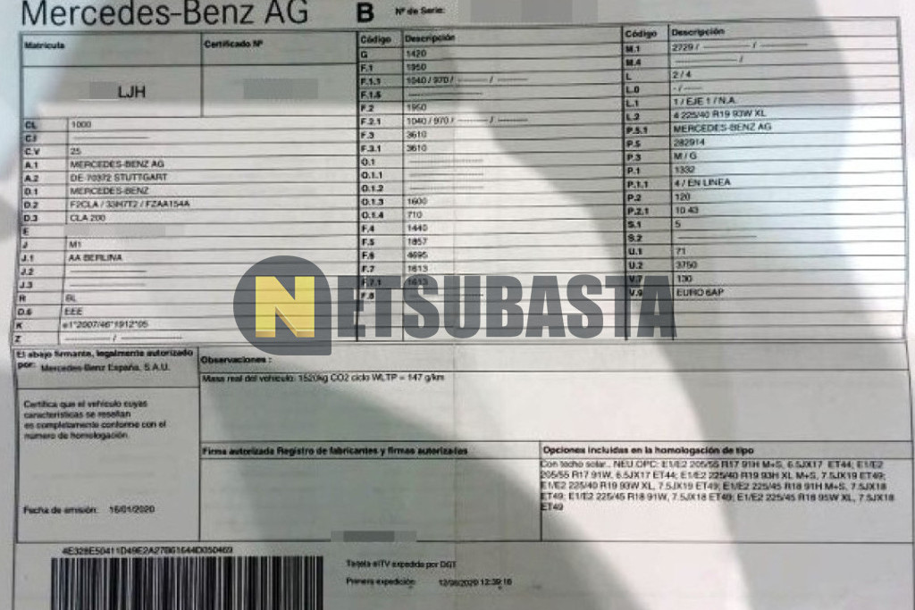 Mercedes-Benz CLA 200 7G-DCT 2020