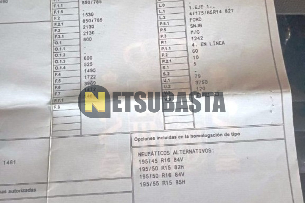 Ford Fiesta 1.25 2015