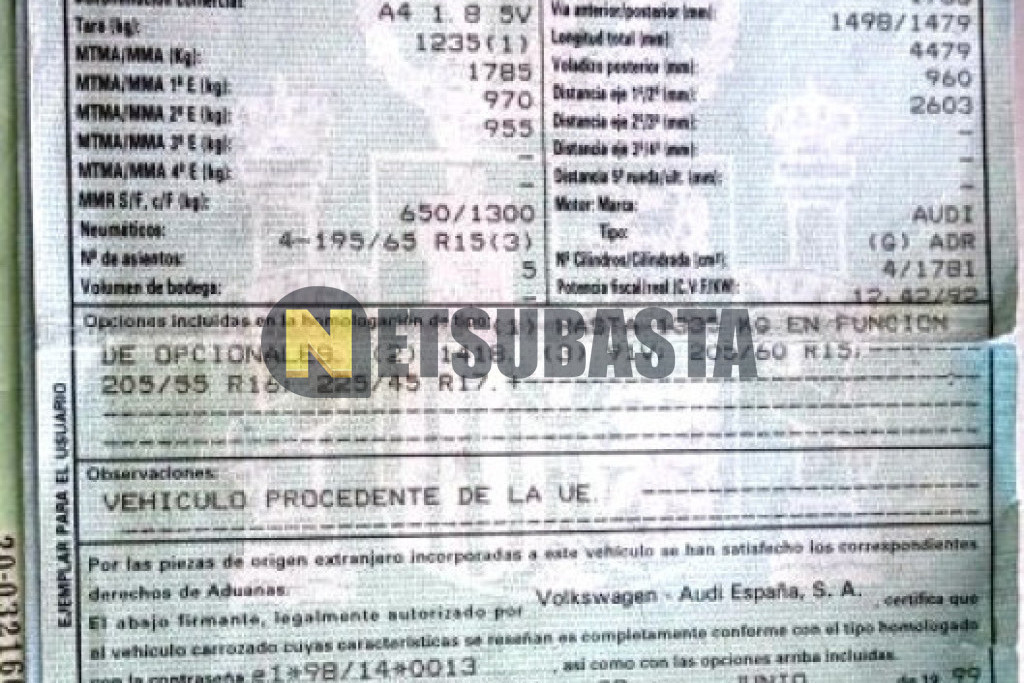 Audi A4 1.8 1999