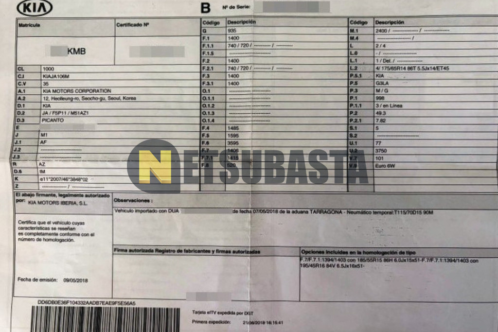 Kia Picanto 1.0 CVVT 2018
