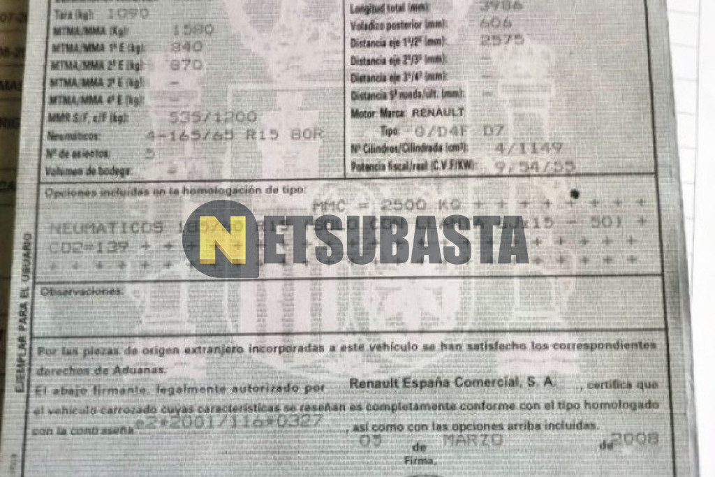 Renault Clio 1.2 2008