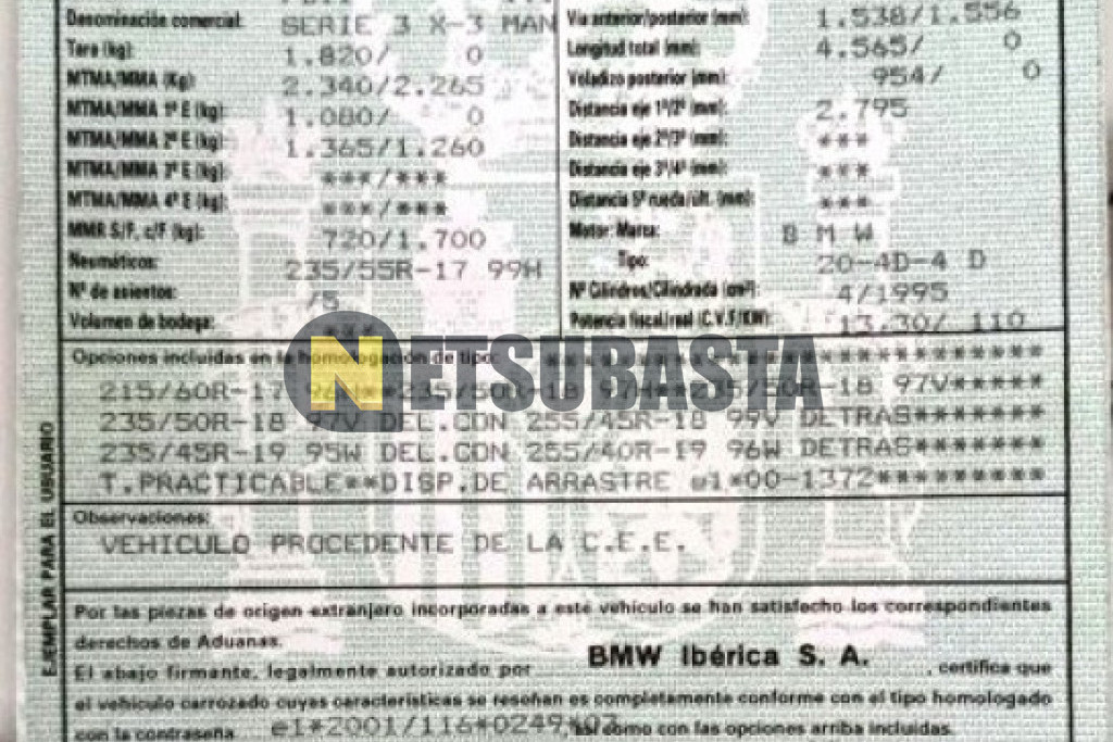 Bmw X3 2.0d 2005